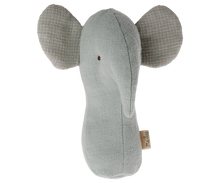 Load image into Gallery viewer, Maileg - Elephant Rattle - Light Dusty Blue