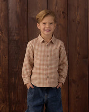 Load image into Gallery viewer, Rylee + Cru - Collared Long Sleeve Shirt - Fawn Gingham