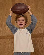 Load image into Gallery viewer, Rylee + Cru - Raglan Tee - Heathered Navy