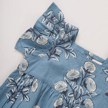 Load image into Gallery viewer, Pink Chicken - Baby Girls Elsie Jumper - Blue Bouquet Floral