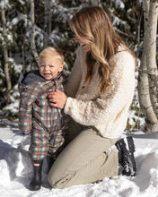 Load image into Gallery viewer, Rylee + Cru - Cedar Puffer Suit - Midnight Check