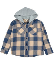 Load image into Gallery viewer, Feather 4 Arrow - Upland Flannel Shacket - Navy