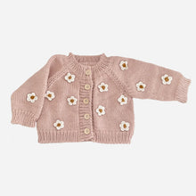 Load image into Gallery viewer, The Blueberry Hill - Flower Cardigan - Blush