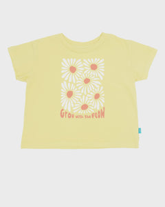 Feather 4 Arrow -  Flow Crop Tee - Sunshine