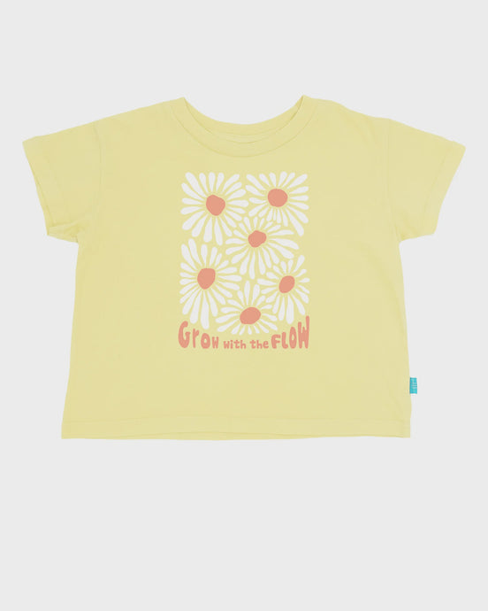 Feather 4 Arrow -  Flow Crop Tee - Sunshine