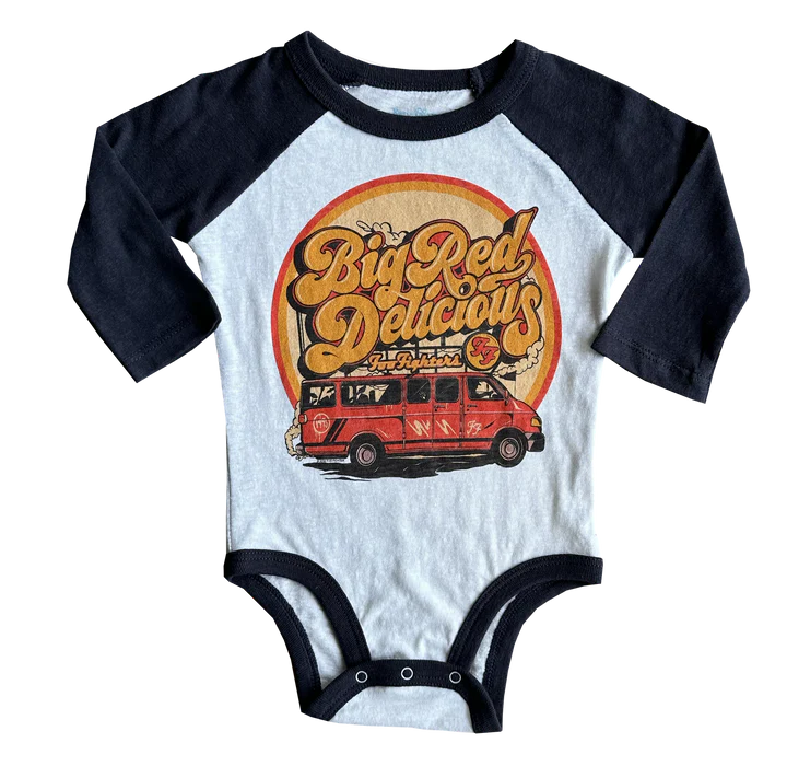 Rowdy Sprout - Foo Fighters Van LS Raglan Onesie