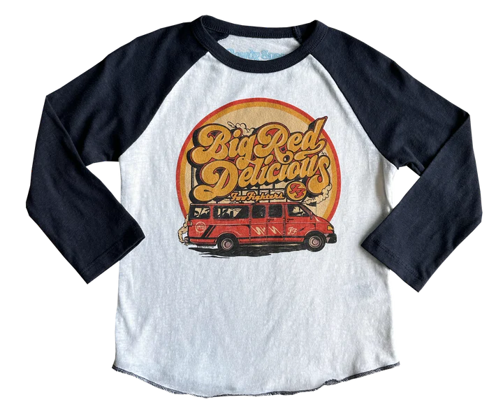 Rowdy Sprout - Foo Fighters Van LS Raglan Tee