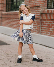 Load image into Gallery viewer, Rylee + Cru - Scallop Tee - Navy