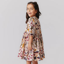 Load image into Gallery viewer, Pink Chicken - Girls Brooke Dress - Autumn Flowers