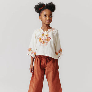 Pink Chicken - Girls Theodore Pant - Rust