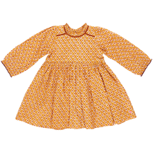 Load image into Gallery viewer, Pink Chicken - Girls Charlie Dress - Inca Gold Tear Drop