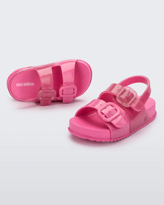 Mini Melissa - Cozy Sandal - Pink Glitter