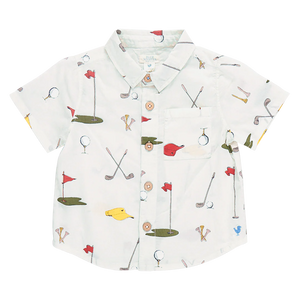 Pink Chicken - Boys Jack Shirt - Golf Tournament
