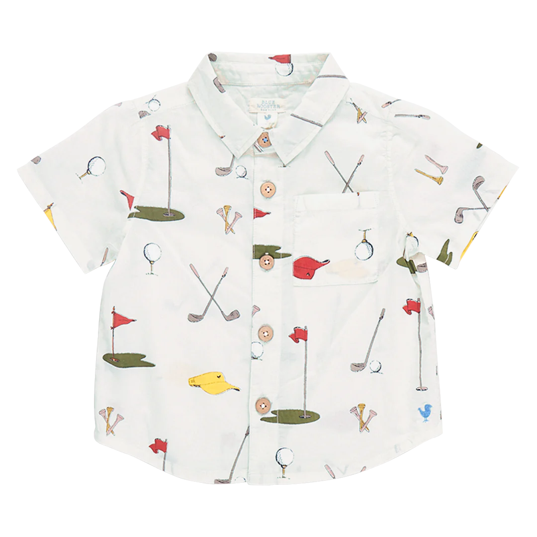 Pink Chicken - Boys Jack Shirt - Golf Tournament