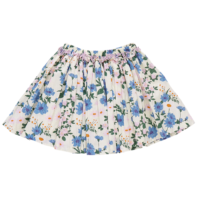 Pink Chicken - Girls Gianna Skirt - Melon Daisy Floral