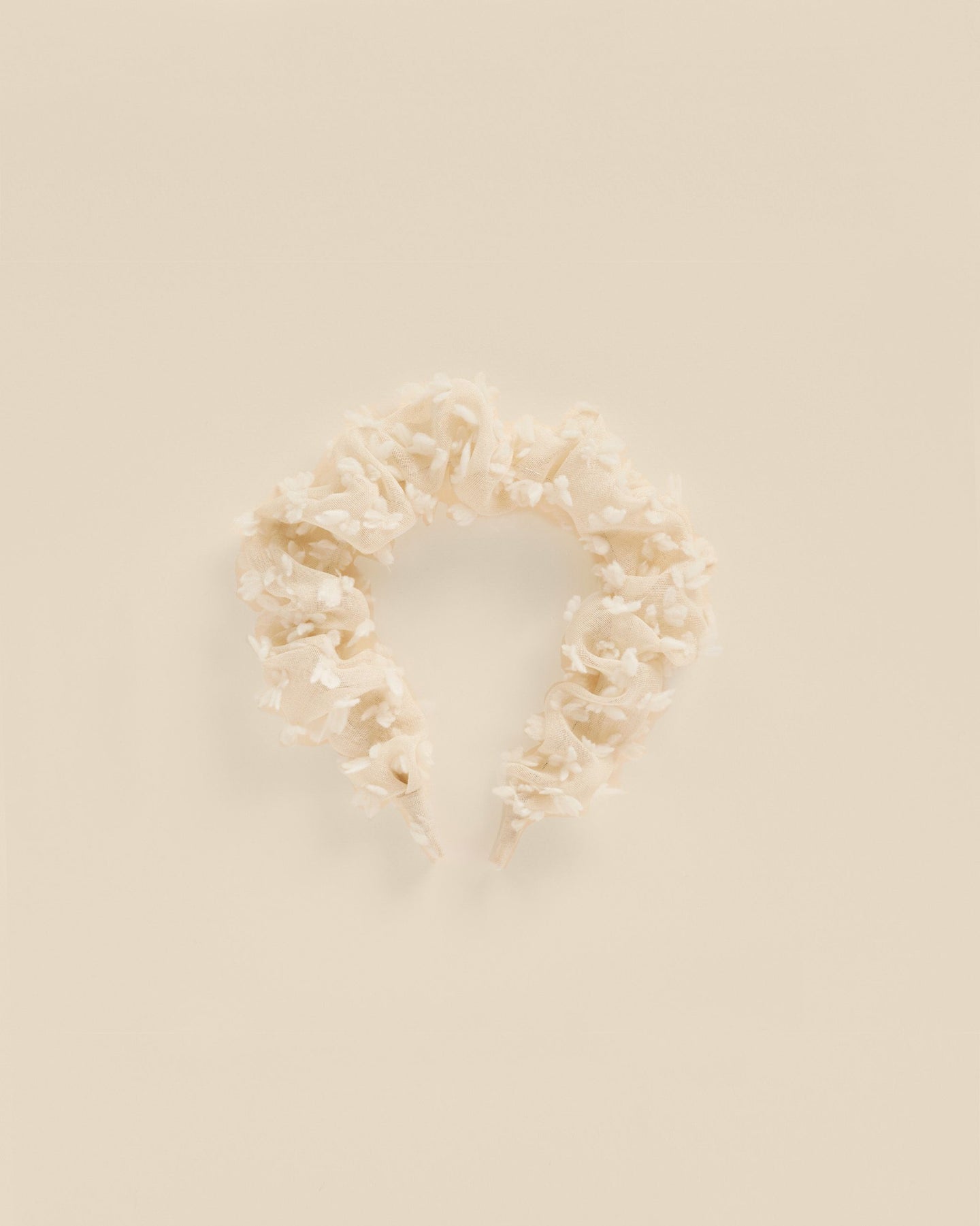 Noralee - Gathered Headband -  Ivory