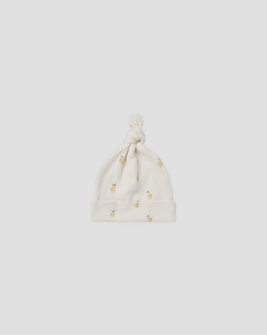 Quincy Mae - Knotted Baby Hat - Lemons