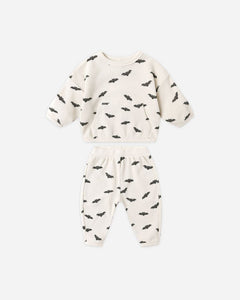 Quincy Mae - Waffle Slouch Set - Bats
