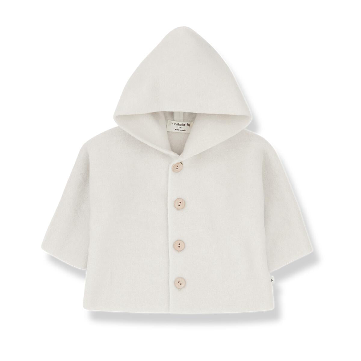 1 + in the Family - Ayala Hooded Jacket - Ecru