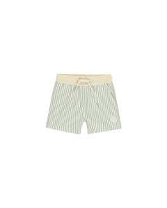 Rylee + Cru - Boardshort - Sage Stripe