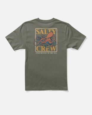 Salty Crew - Ink Slinger Boys SS Tee - Dusty Olive