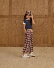 Load image into Gallery viewer, Rylee + Cru - Brooklyn Trouser - Burgundy Plaid