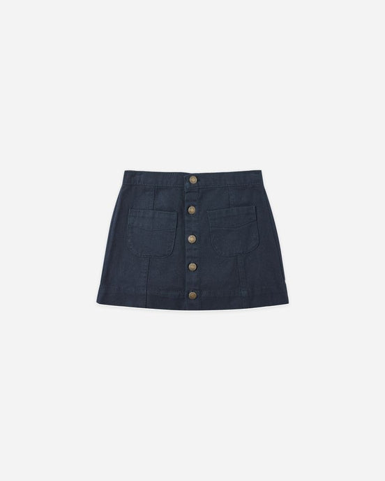 Rylee + Cru - Denver Mini Skirt - Indigo Denim