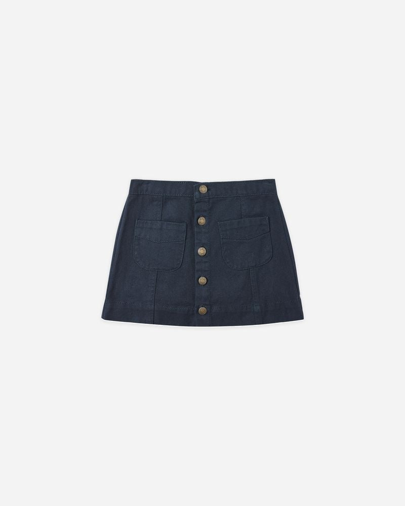 Rylee + Cru - Denver Mini Skirt - Indigo Denim