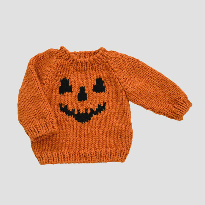 The Blueberry Hill - Jack - O - Lantern Sweater - Orange