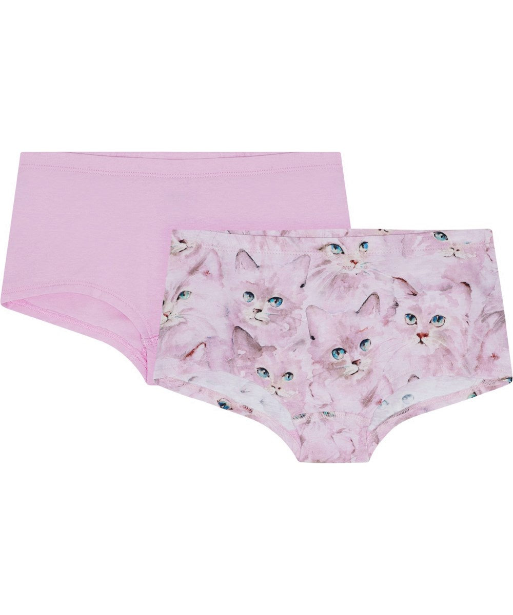 Molo - Jemma Organic Underwear 2-Pk - Kitten Lavender