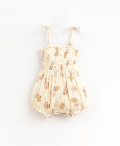 Play Up - Organic Smocked Jumpsuit - Karite