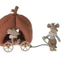 Maileg - Pumpkin Carriage, Mouse