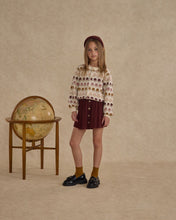Load image into Gallery viewer, Rylee + Cru - Button Front Mini Skirt - Burgundy