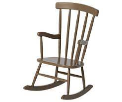 Maileg - Rocking Chair Mouse - Light Brown