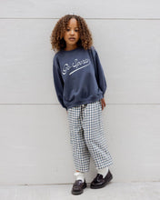 Load image into Gallery viewer, Rylee + Cru - Wide Leg Pant - Navy Check