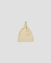 Load image into Gallery viewer, Quincy Mae - Waffle Knotted Baby Hat - Lemon