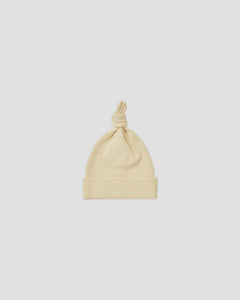Quincy Mae - Waffle Knotted Baby Hat - Lemon