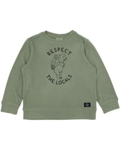 Feather 4 Arrow - Respect The Locals Hacci Pullover - Sage