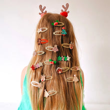 Load image into Gallery viewer, Rockahula - Jolly Glitter Xmas Tree Clips