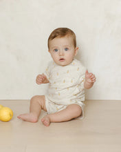 Load image into Gallery viewer, Quincy Mae - Boxy Pocket Tee + Short Set -  Ivory Lemons