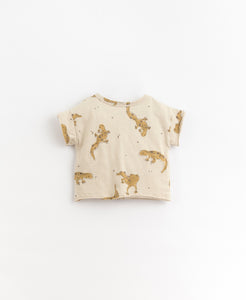 Play Up - Organic Printed Pocket Tee - Luana