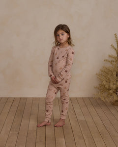 Rylee + Cru - Organic Long Sleeve Pajama Set - Ornaments