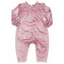 Load image into Gallery viewer, Pink Chicken - Baby Girls Velour Kalani Jumper - Mauve