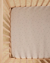 Load image into Gallery viewer, Quincy Mae - Bamboo Crib Sheet - Ash Stars