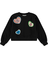 Load image into Gallery viewer, Molo - Miki Organic Sweatshirt - Festive Hearts