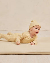Load image into Gallery viewer, Quincy Mae - Waffle Knotted Baby Hat - Lemon