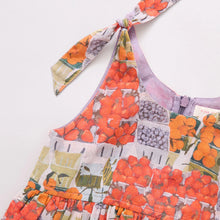 Load image into Gallery viewer, Pink Chicken - Girls Taylor Dress - Berries and Oranges