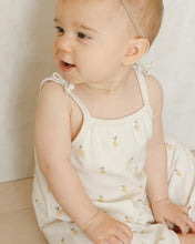 Load image into Gallery viewer, Quincy Mae - Smocked Jumpsuit - Ivory Lemons