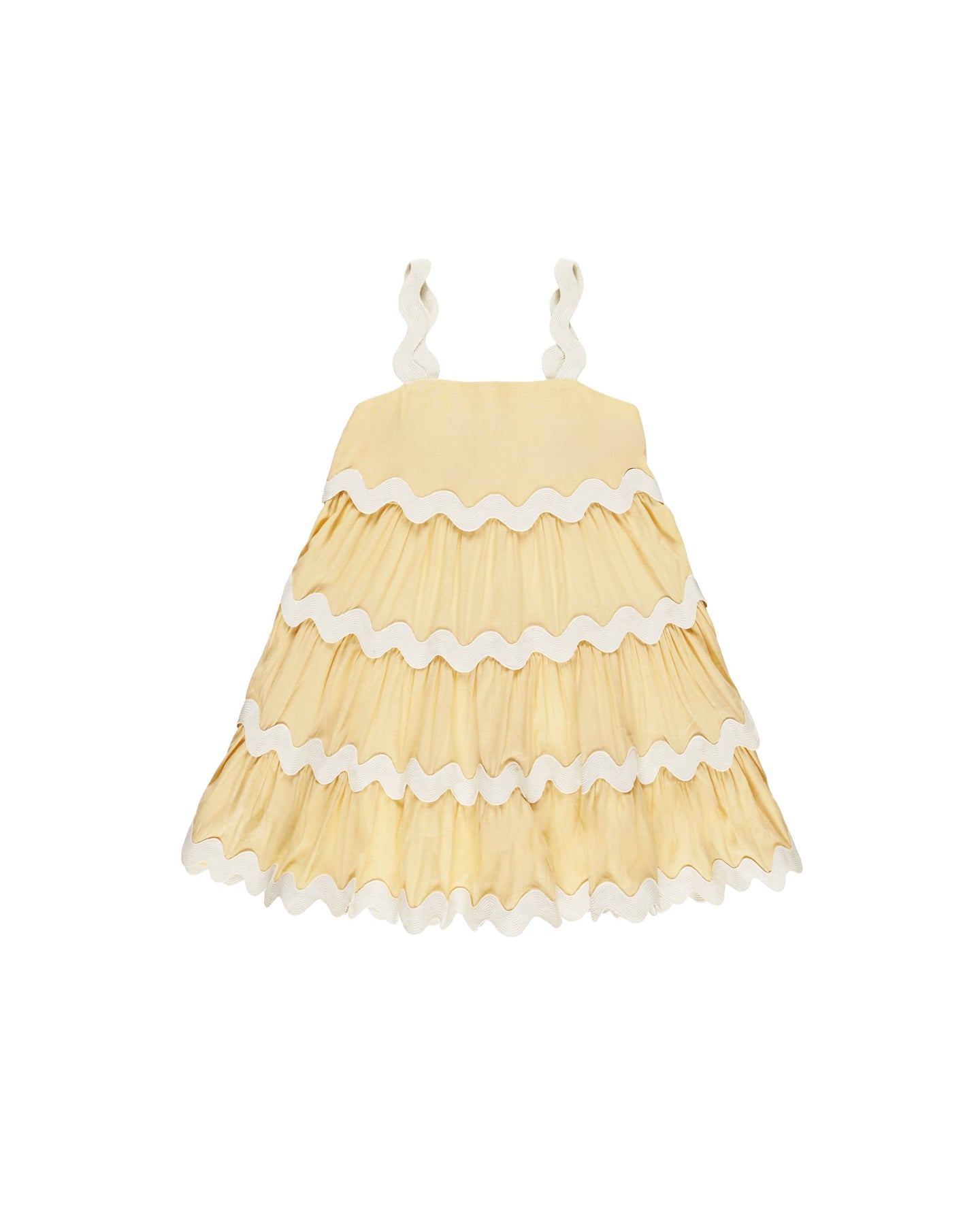 Rylee + Cru - Ric Rac Dress - Yellow