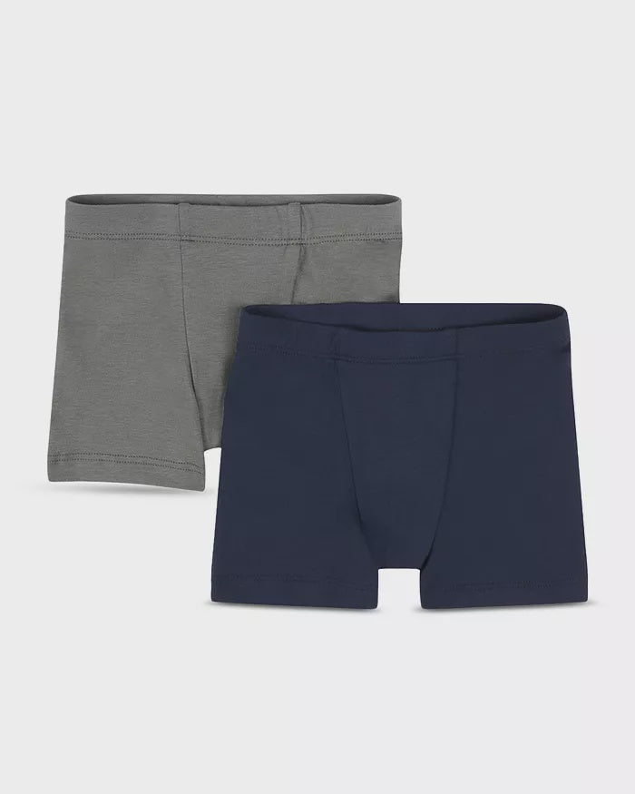 Esme - Navy / Charcoal 2-Pack Boxer Set